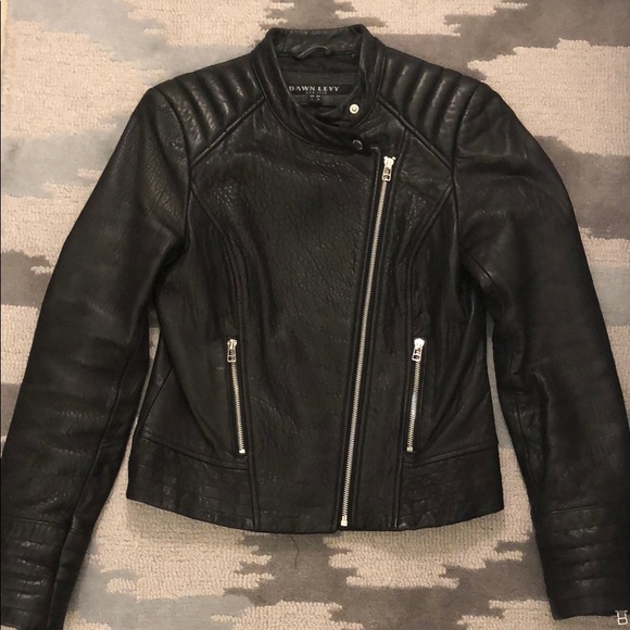 Genuine Black Leather Jacket - Picture 2 of 5